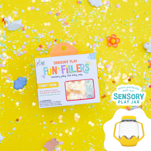Glo Pals Farm ricarica bottiglia sensoriale glitter