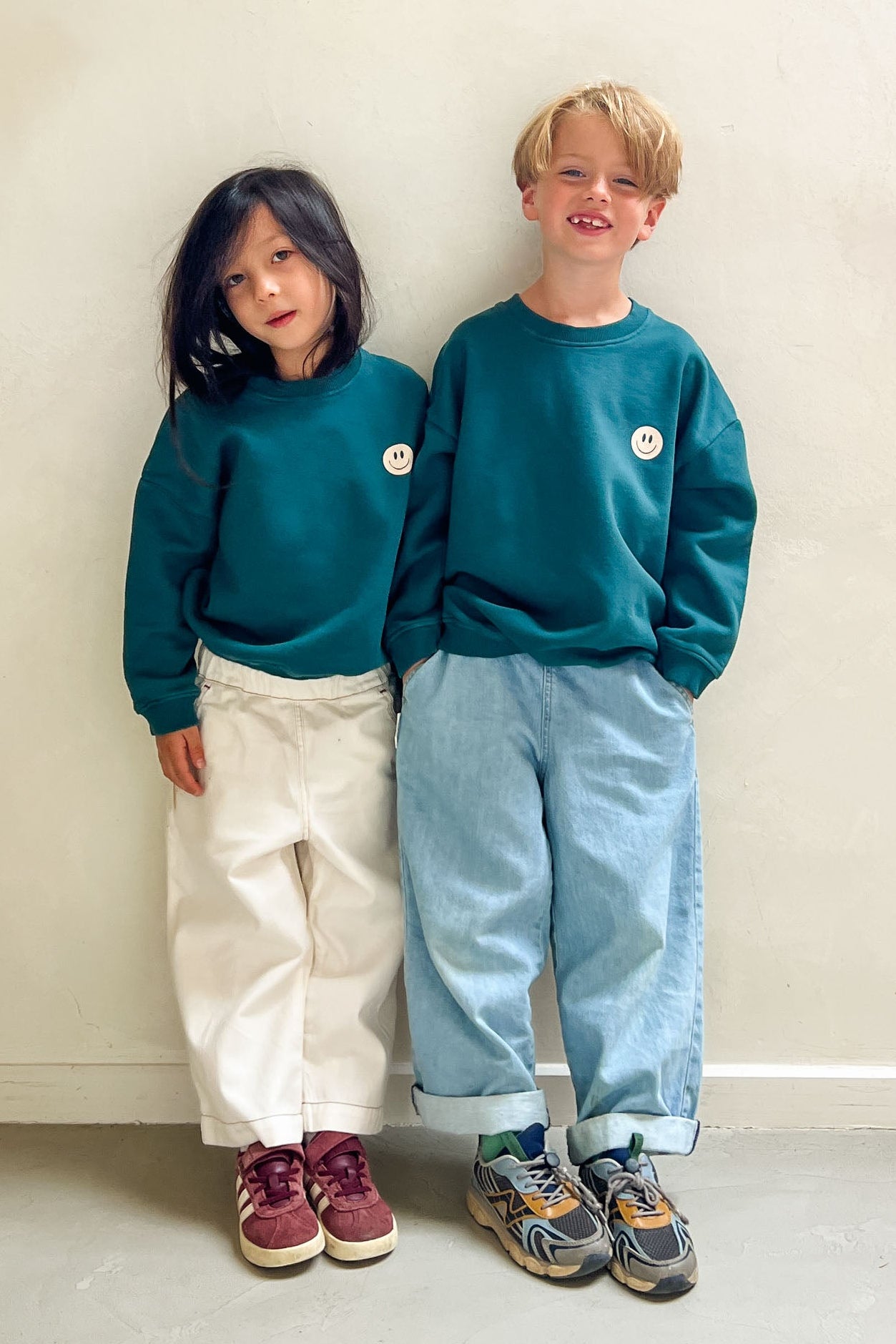 Ella and Rapha No Risk No Magic felpa blu petrolio 1-2 anni