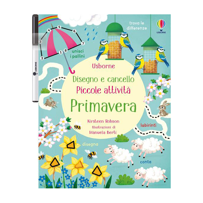 Usborne Piccole attività Primavera libro attività 3 anni