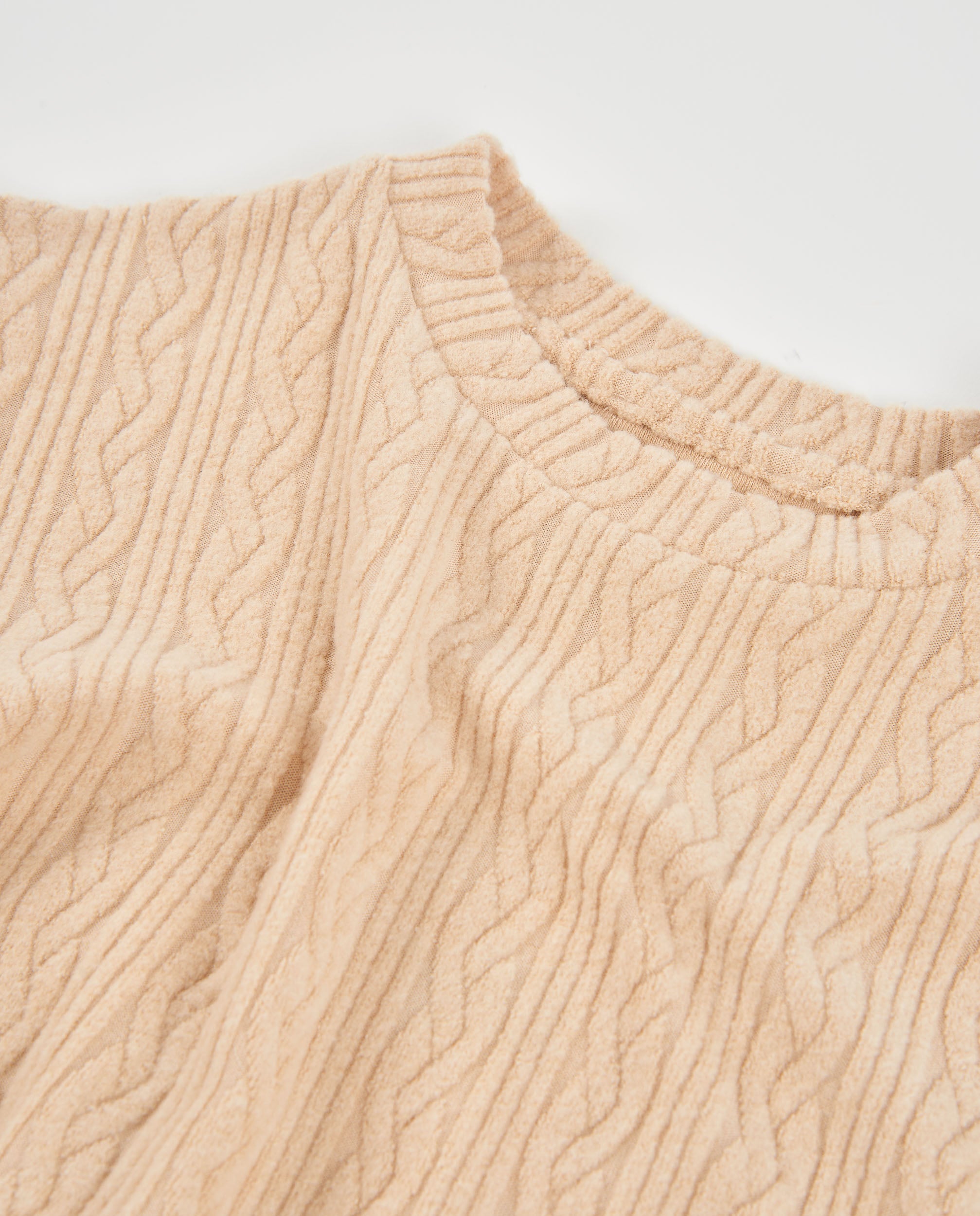 Tuc Tuc maglione bambina beige vestibilità comoda