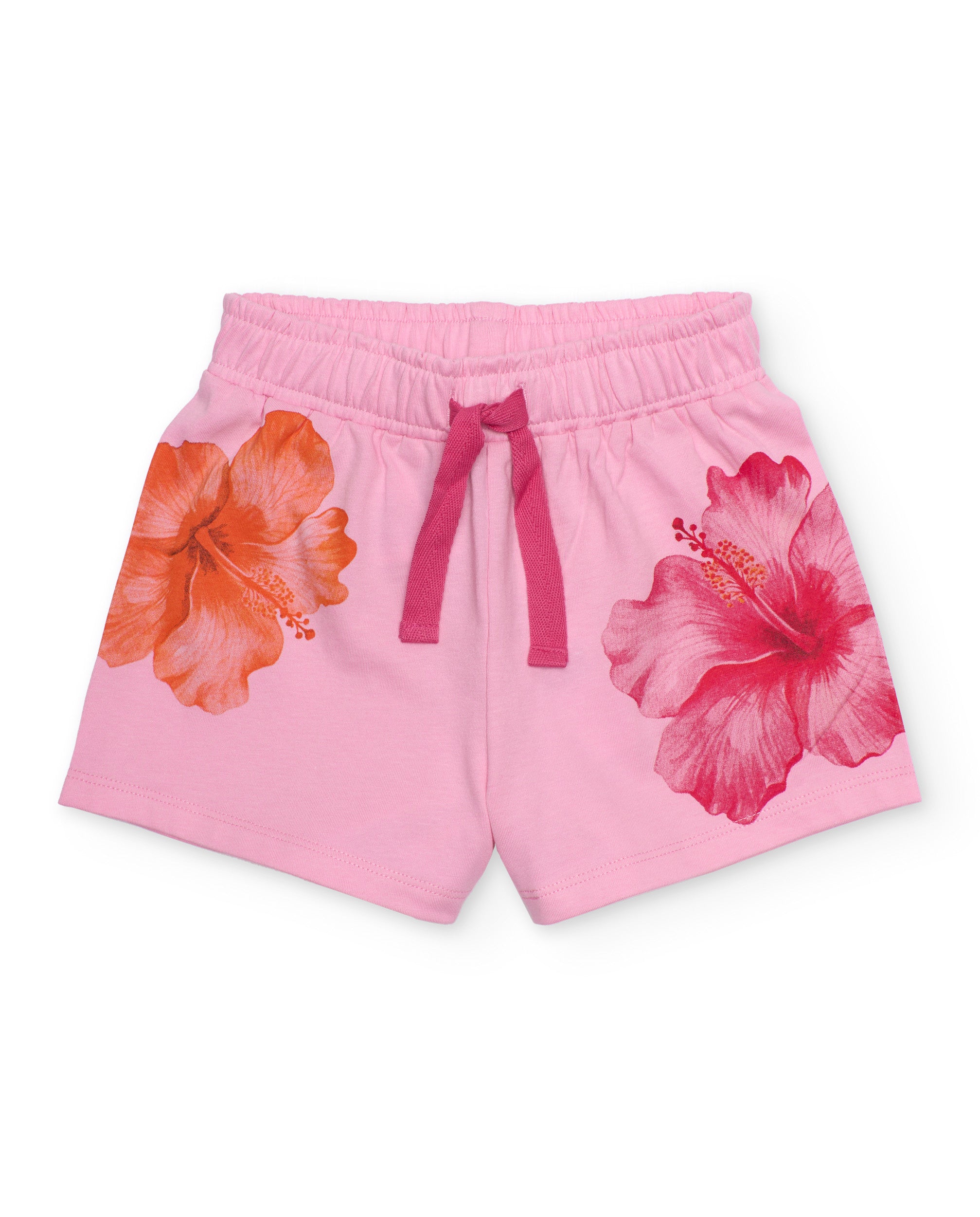 Tuc Tuc completo bambina top fucsia shorts fiori