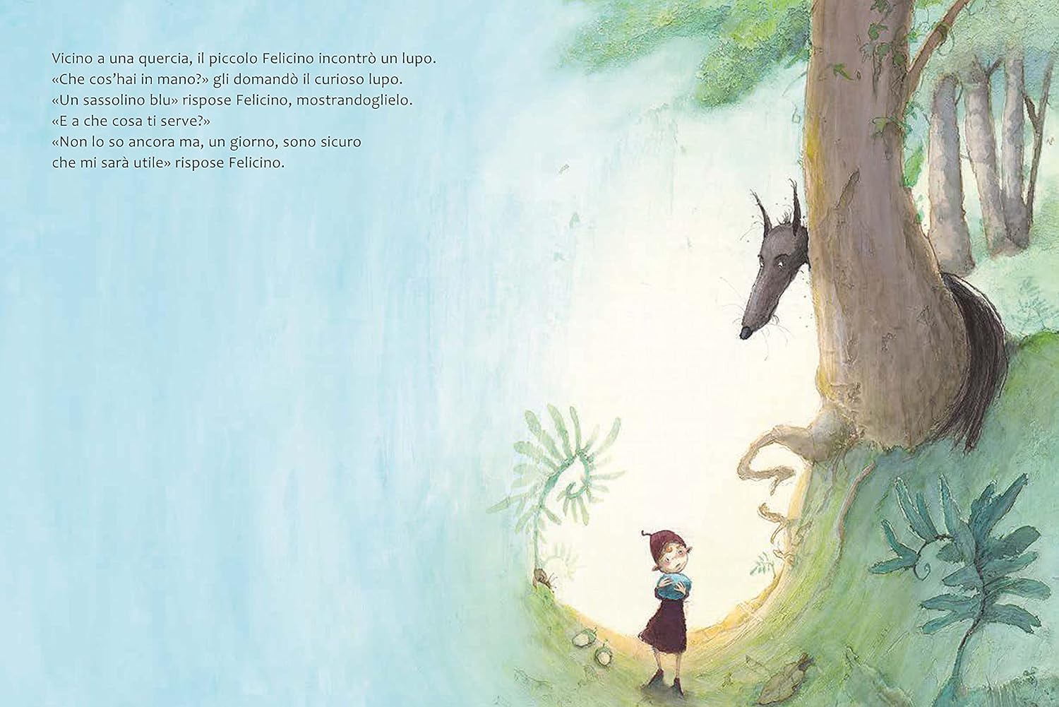 Arka Il sassolino blu libro illustrato bambini 3-6 anni