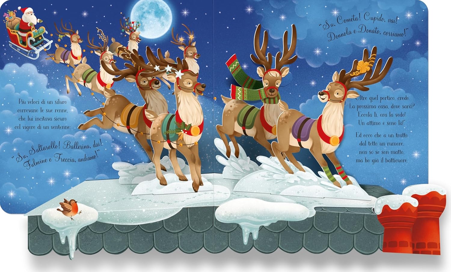Usborne La notte di Natale libro pop-up rime