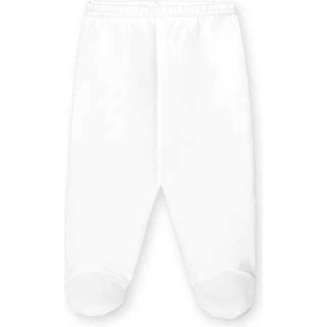 Babidu Polaina Afelpada leggings neonato bianco 0 mesi felpati