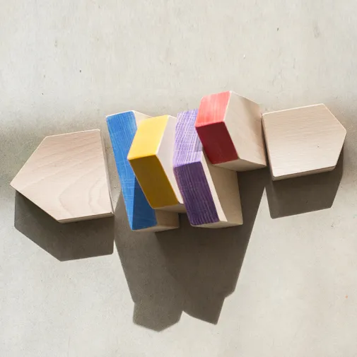 Grapat Set 6 Case Arcobaleno Legno