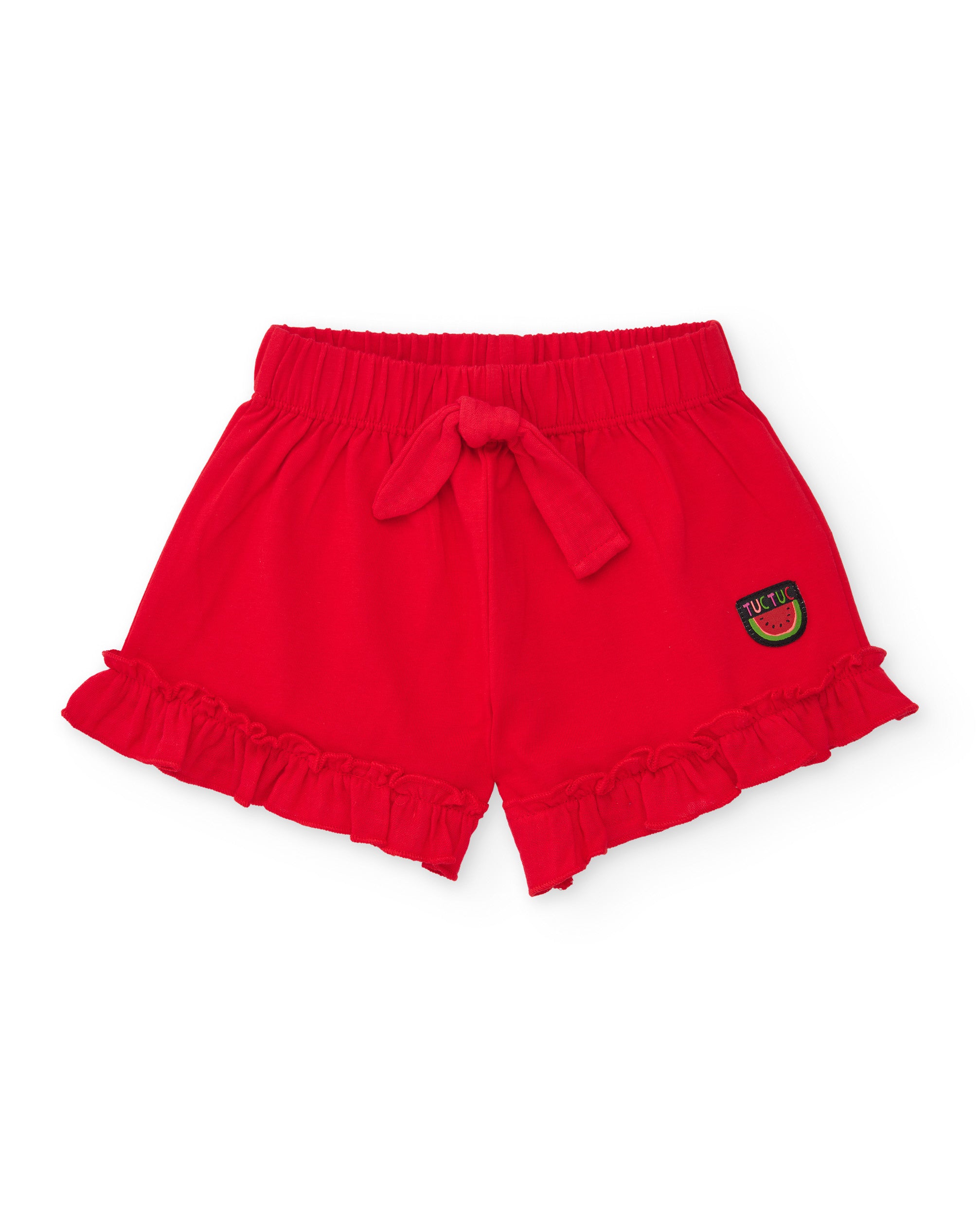 Tuc Tuc Shorts Bimba Rossi Volant Fiocco