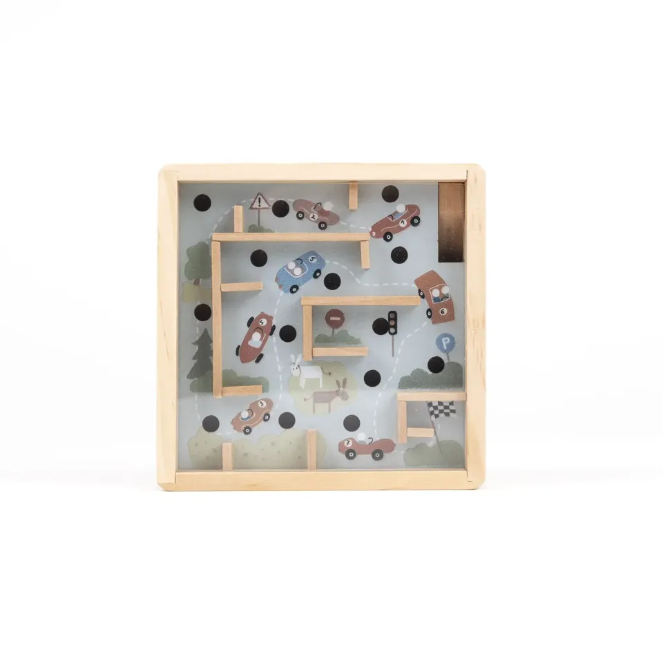 Egmont Toys Cars mini labirinto legno 15 cm abilità