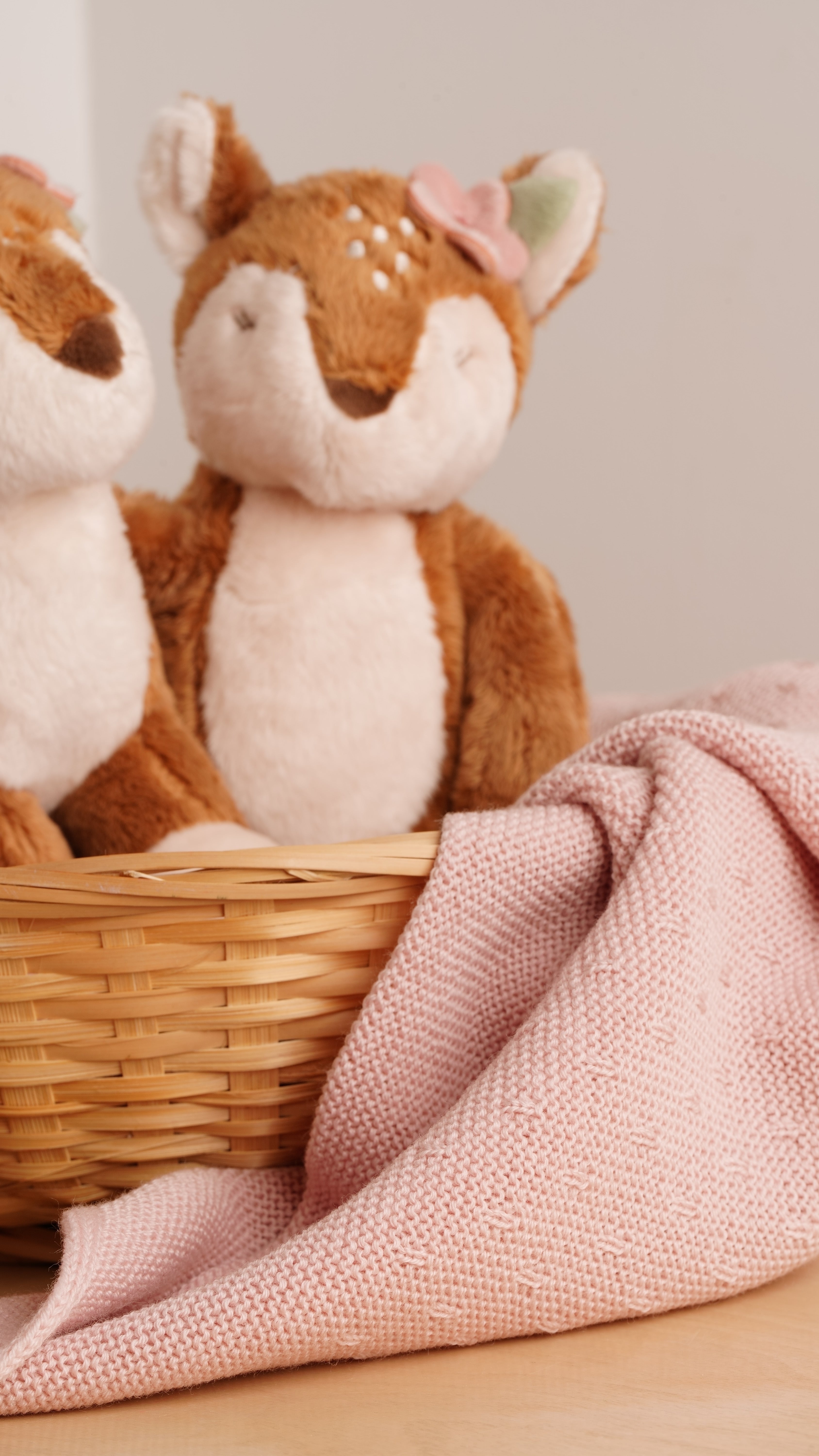 Babyhood Coperta Neonato Lana Merino Rosa Nude