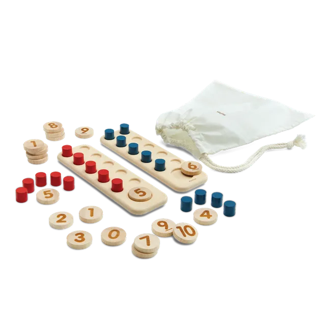 Plan Toys Unit Plus Ten Frames tavole matematiche legno