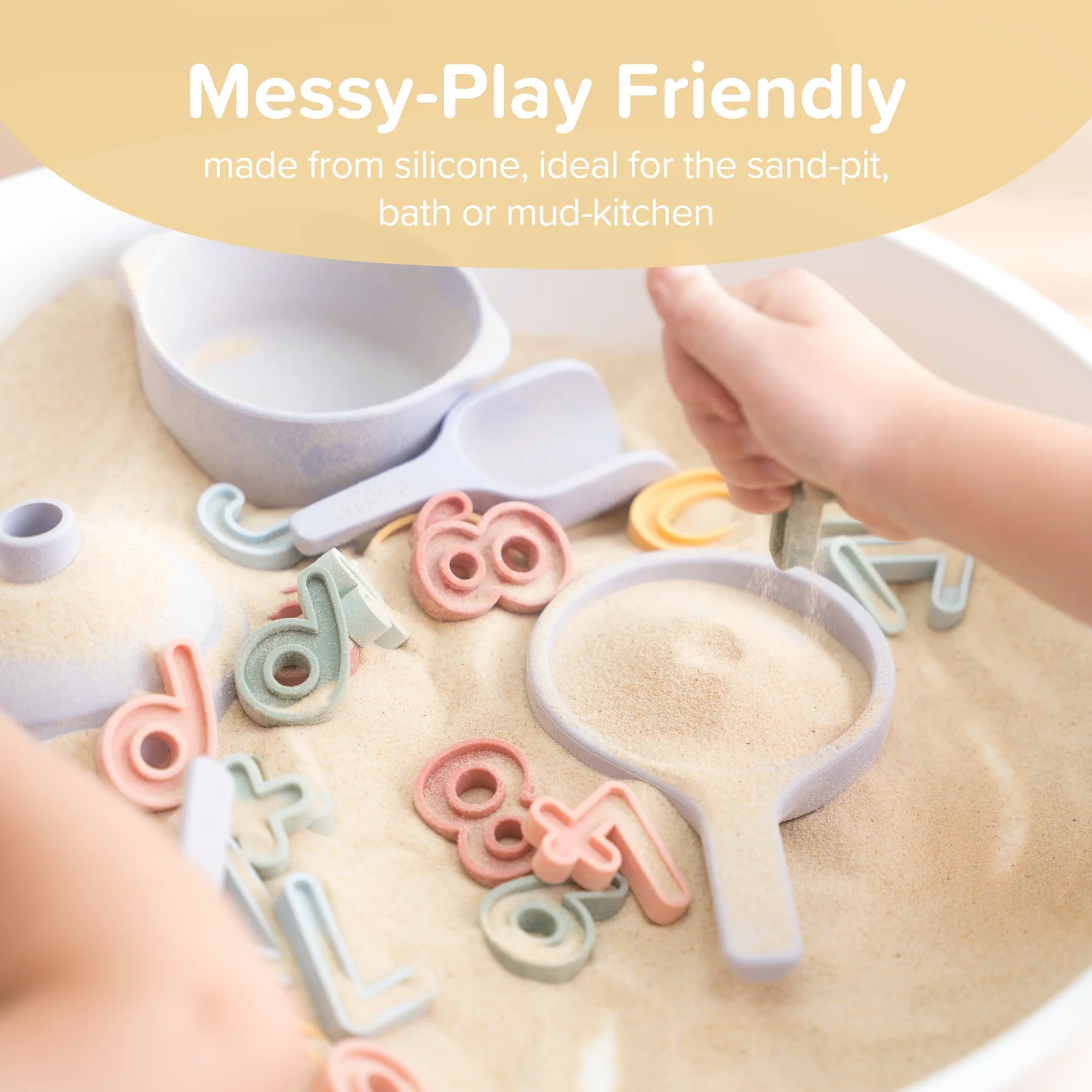 Inspire My Play Set 20 numeri simboli gioco silicone