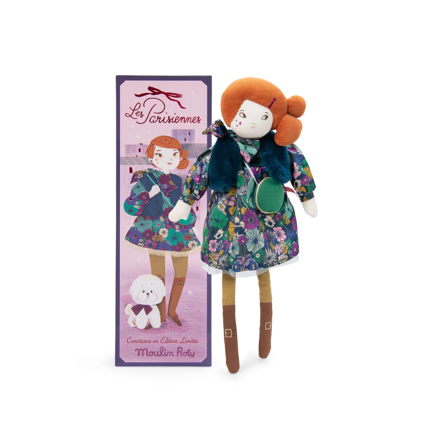 Moulin Roty Les Parisiennes Constance bambola stoffa 50 cm