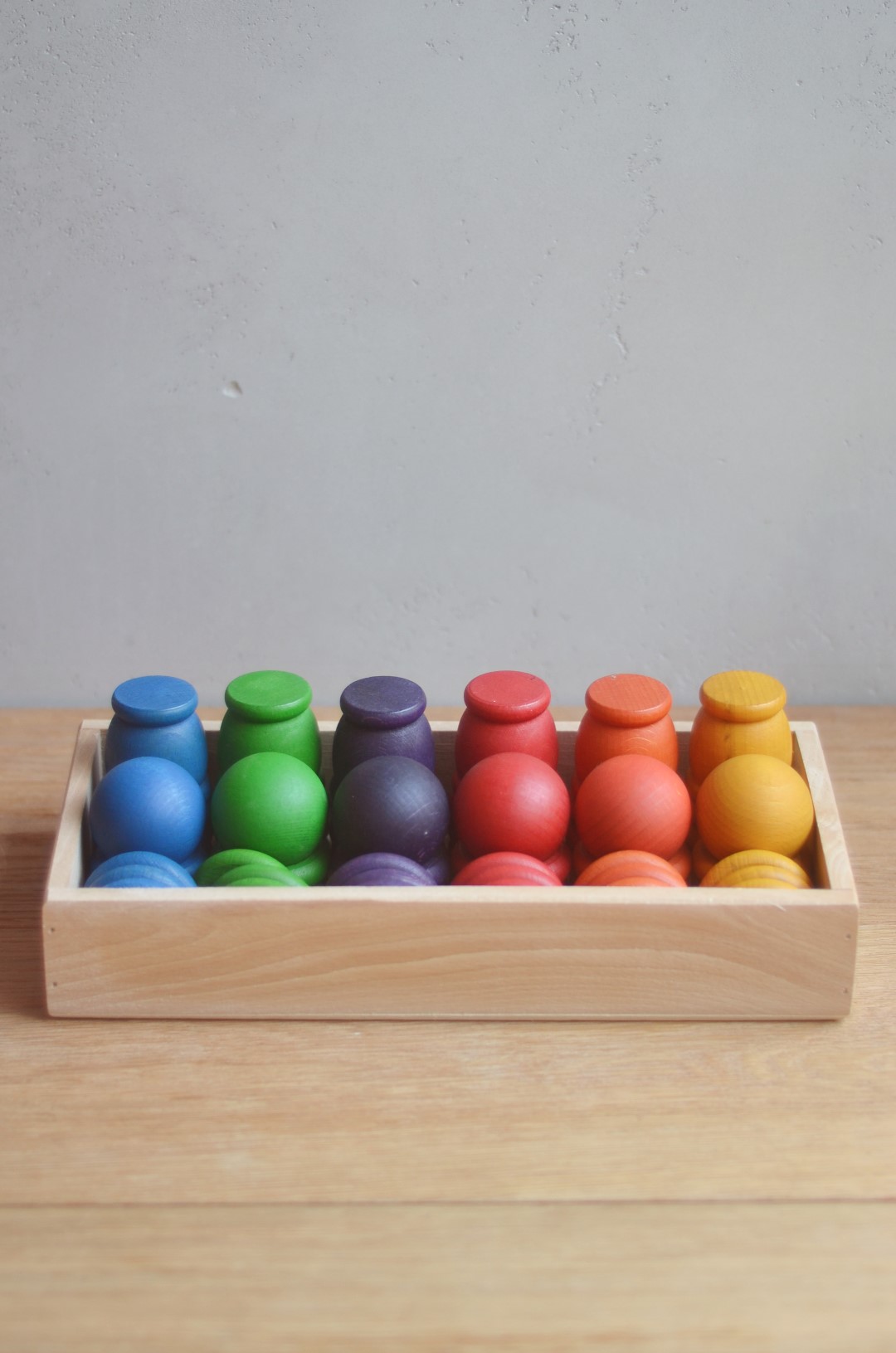 Grapat Starter Set gioco montessori in legno 67 pezzi