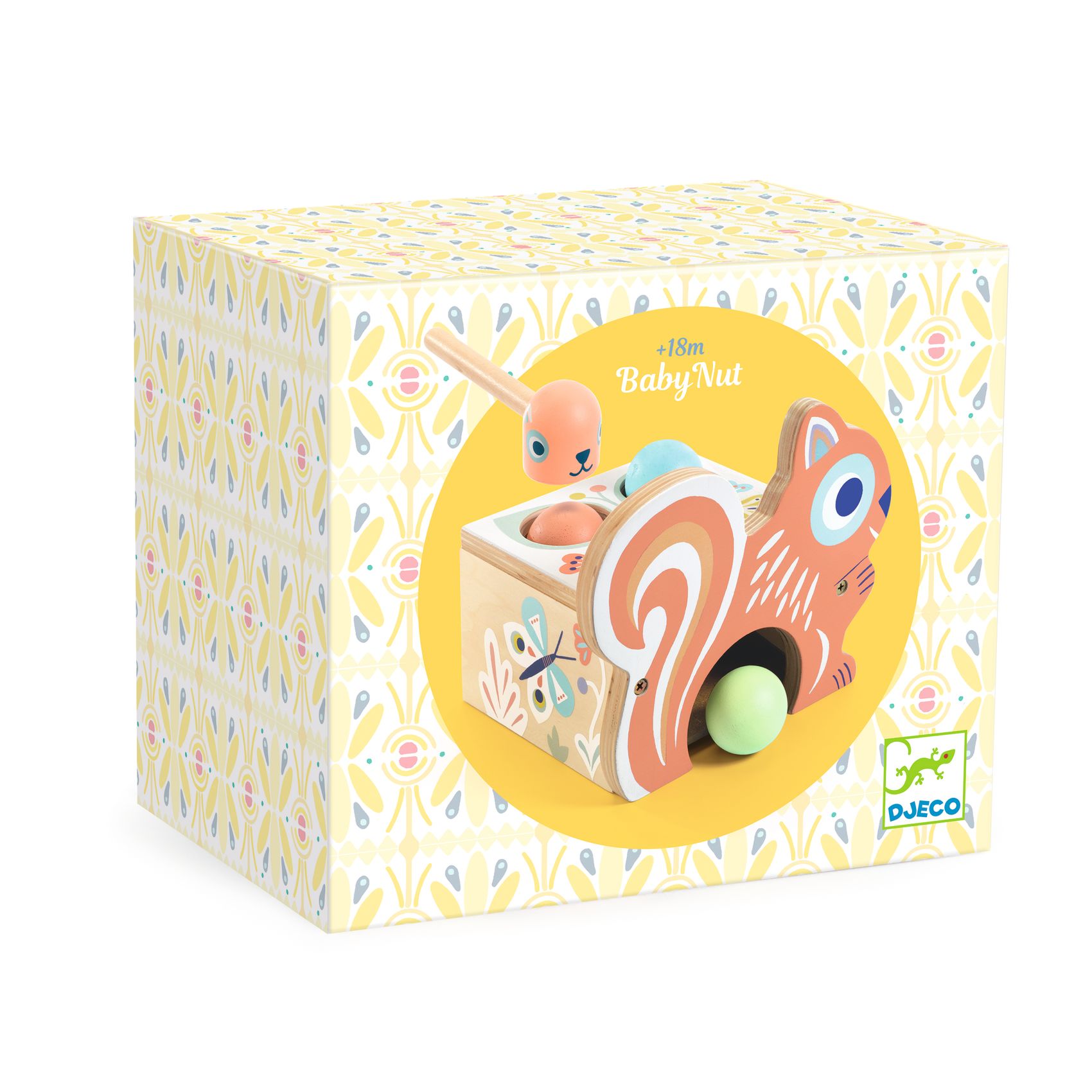Djeco BabyNut scatola battipalla legno 21 cm