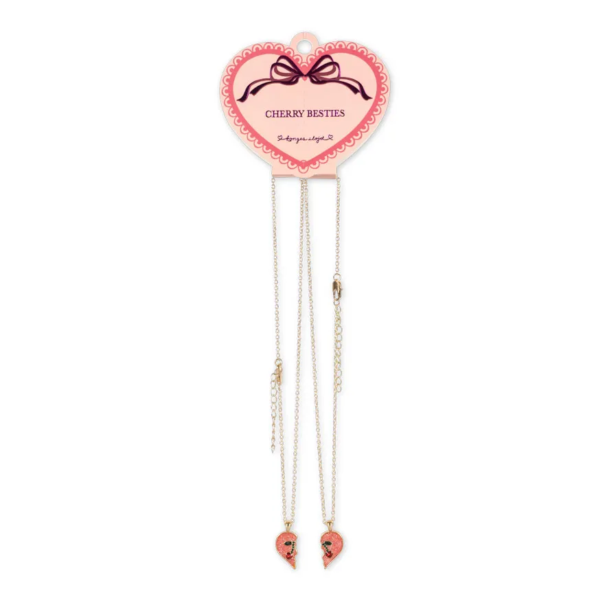 Konges Sløjd Cherry collane amicizia bambina set 2 senza nichel