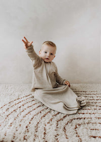 Kico Label Sacco Nanna Merino Neonato Naturale Cerniera