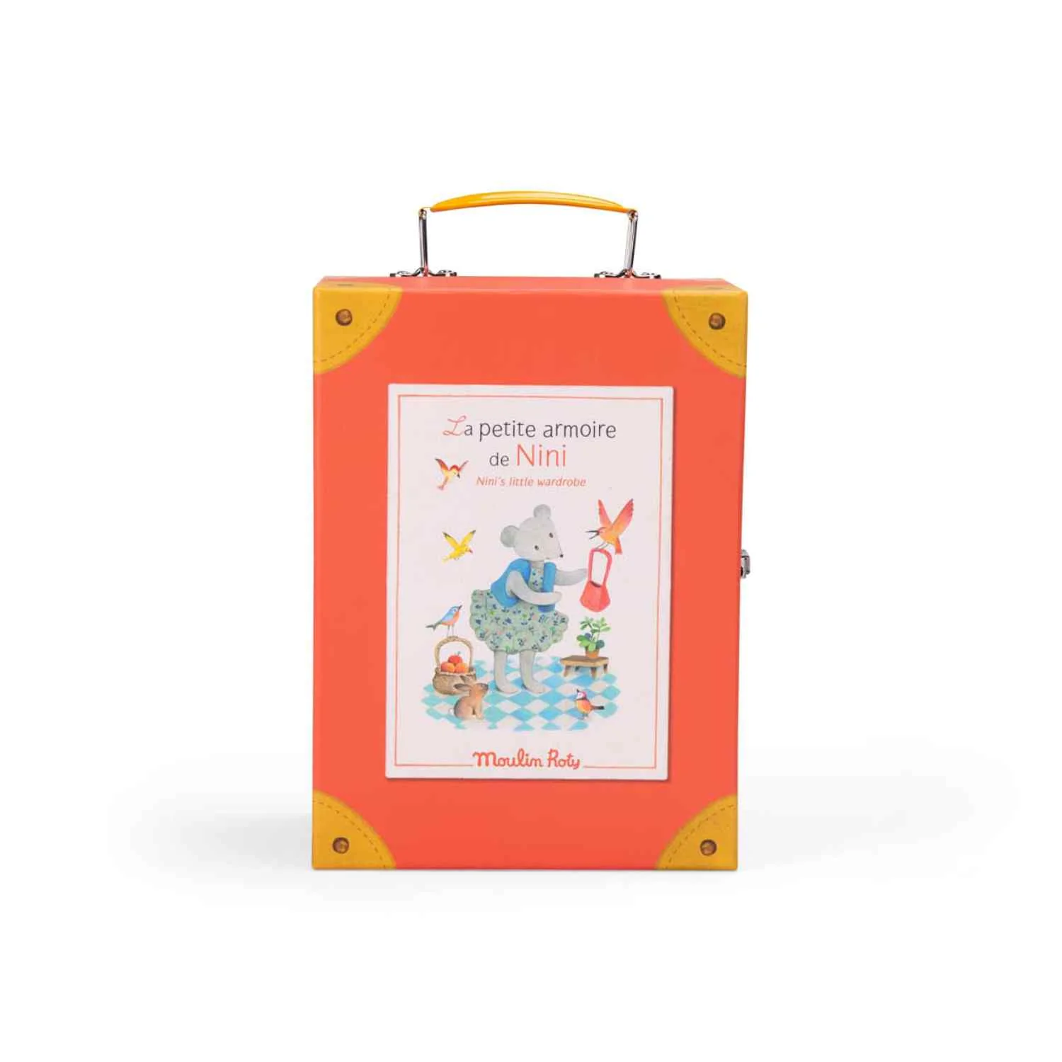 Moulin Roty Nini valigetta armadio pupazzo 25 cm