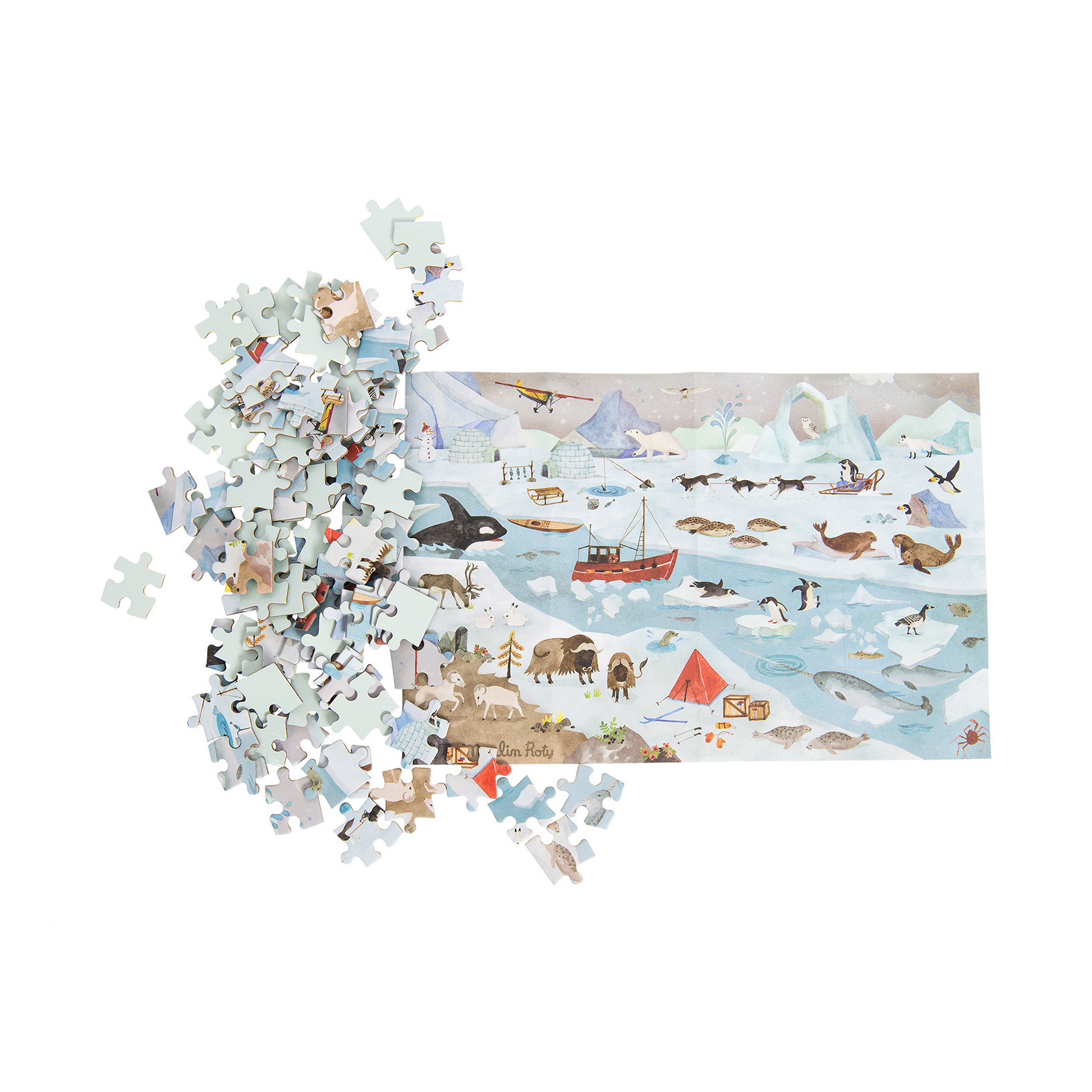 Moulin Roty Le Jardin L'Artico puzzle 96 pezzi