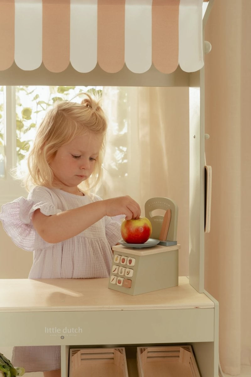 Little Dutch Bilancia in Legno Giocattolo Cucina 3 Anni