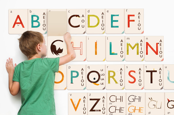 Bortolato Primi Voli in Lettura Abecedario Murale