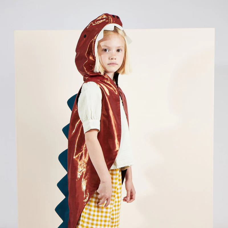 Meri Meri Dinosaur costume mantello dinosauro 3-6 anni cangiante