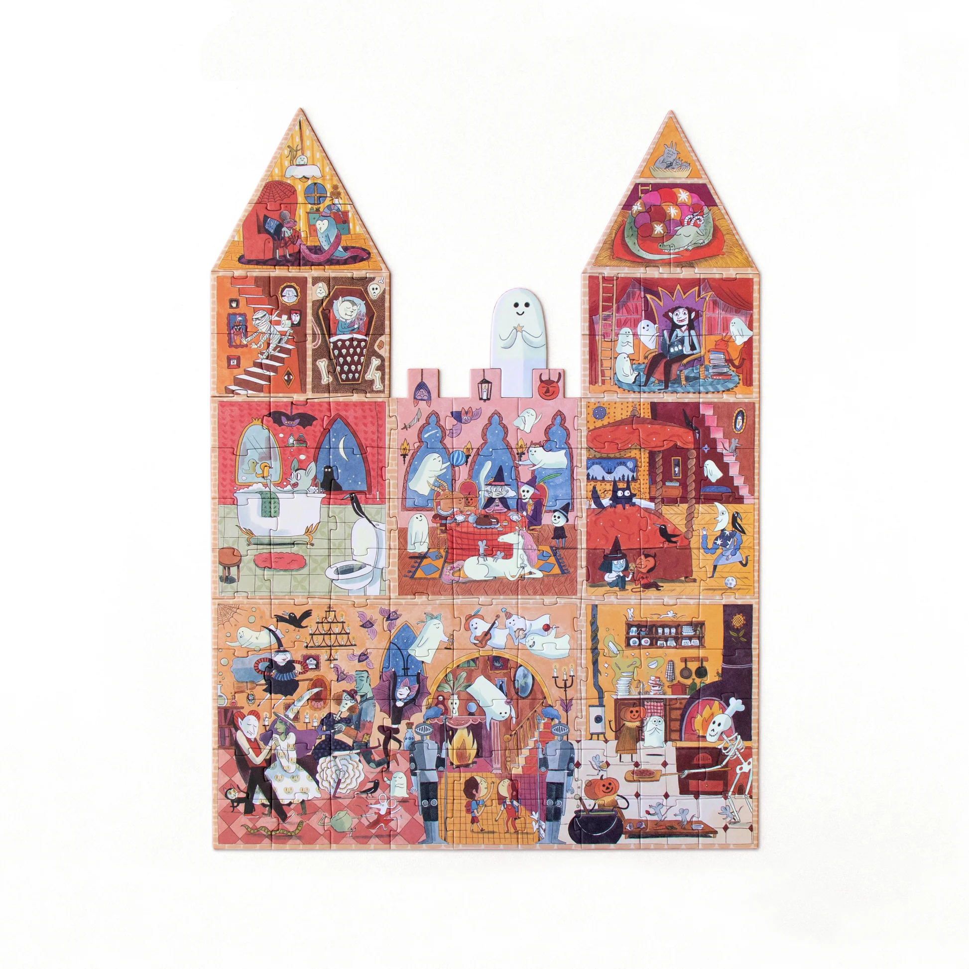 Londji Enchanted Castello Puzzle 100 Pezzi che si Illumina al Buio