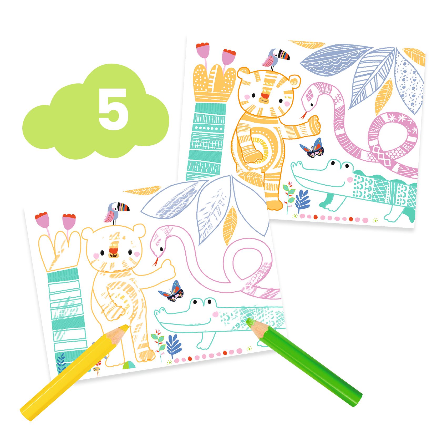 Djeco Set Artistico Multi Attività 18 Mesi 6 Attività