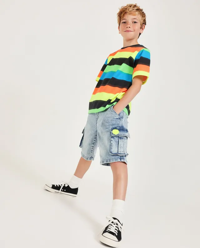 Tuc Tuc bermuda bimbo denim jeans tasche cargo