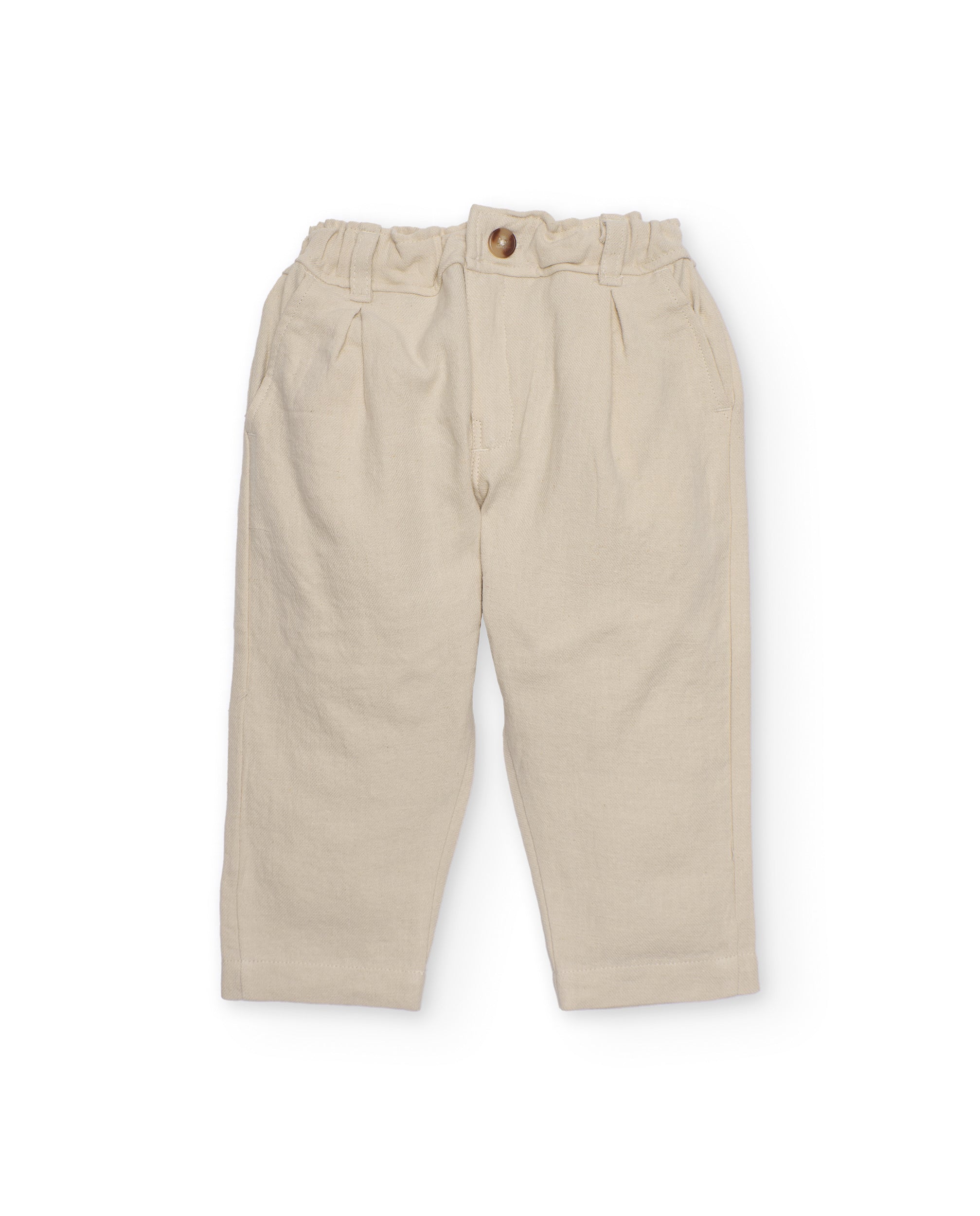 Tuc Tuc pantaloni bambino beige tasche laterali