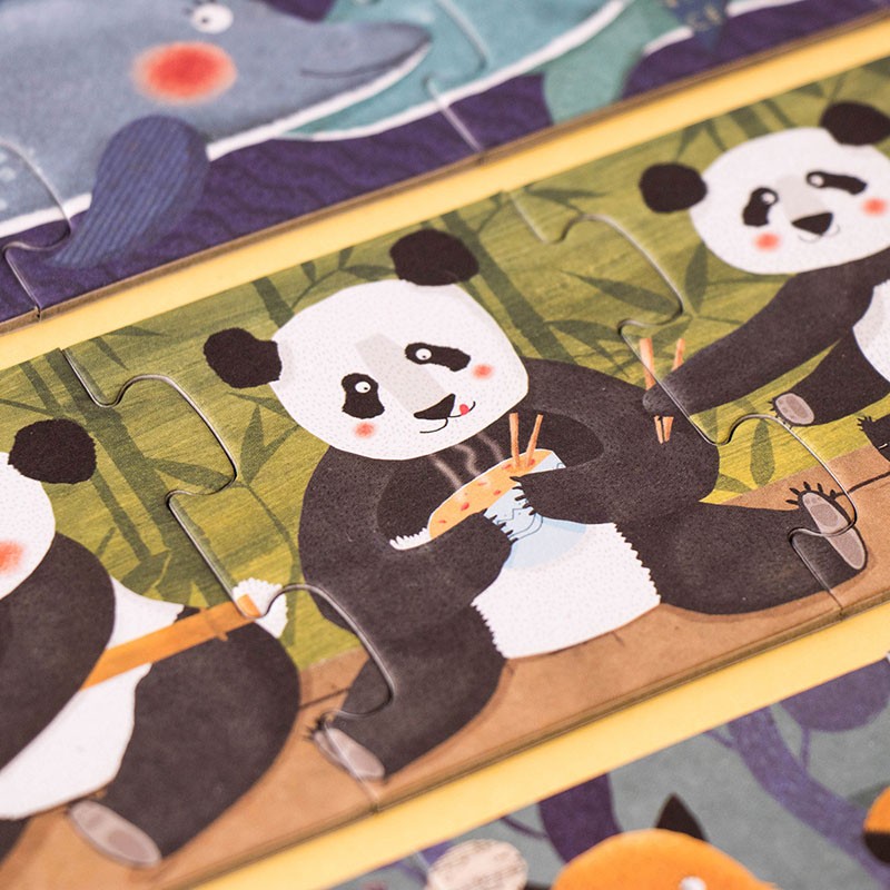 Londji 10 Penguins puzzle progressivo animali