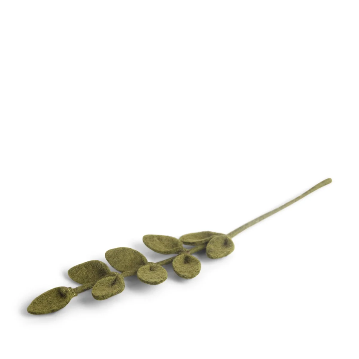 Gry & Sif stelo foglie verdi decorazione feltro 33 cm