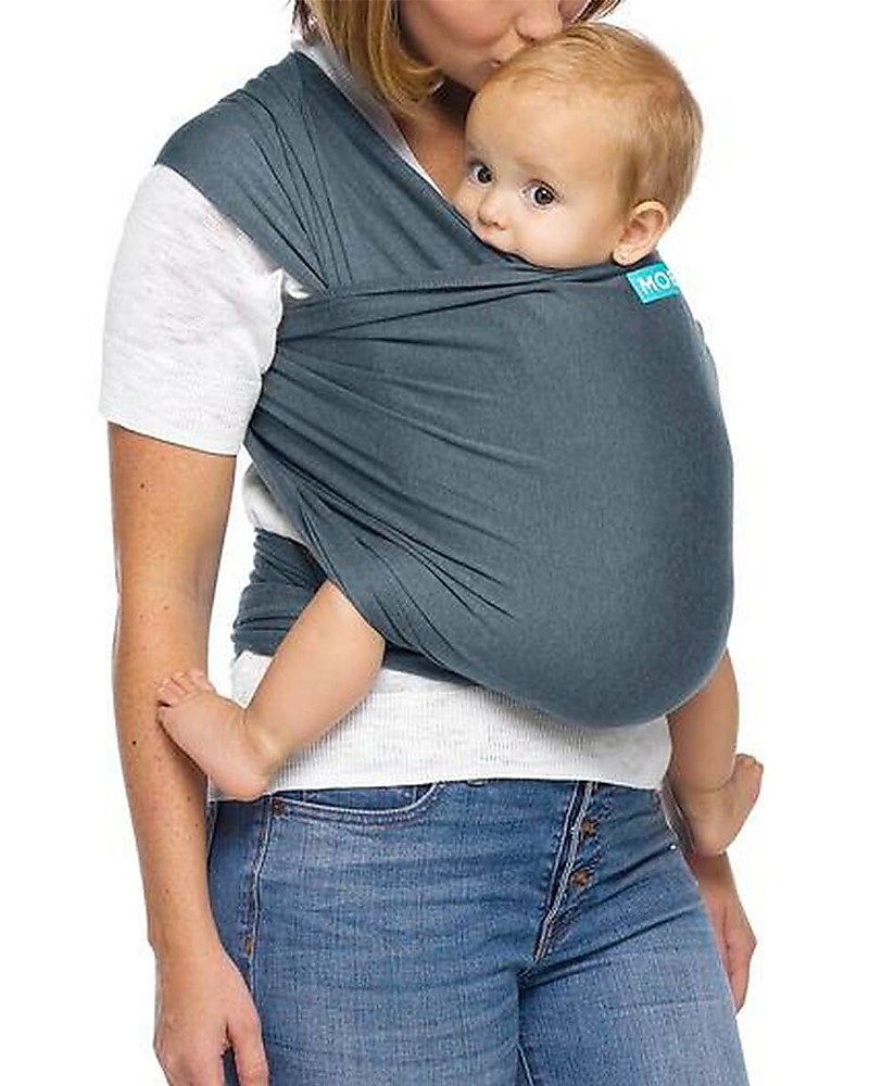 Moby Wrap Evolution fascia porta bebè Denim cotone