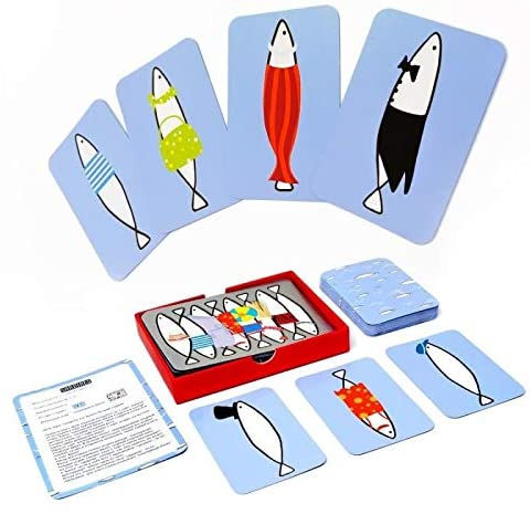 Djeco Sardines gioco di carte memoria 50 carte