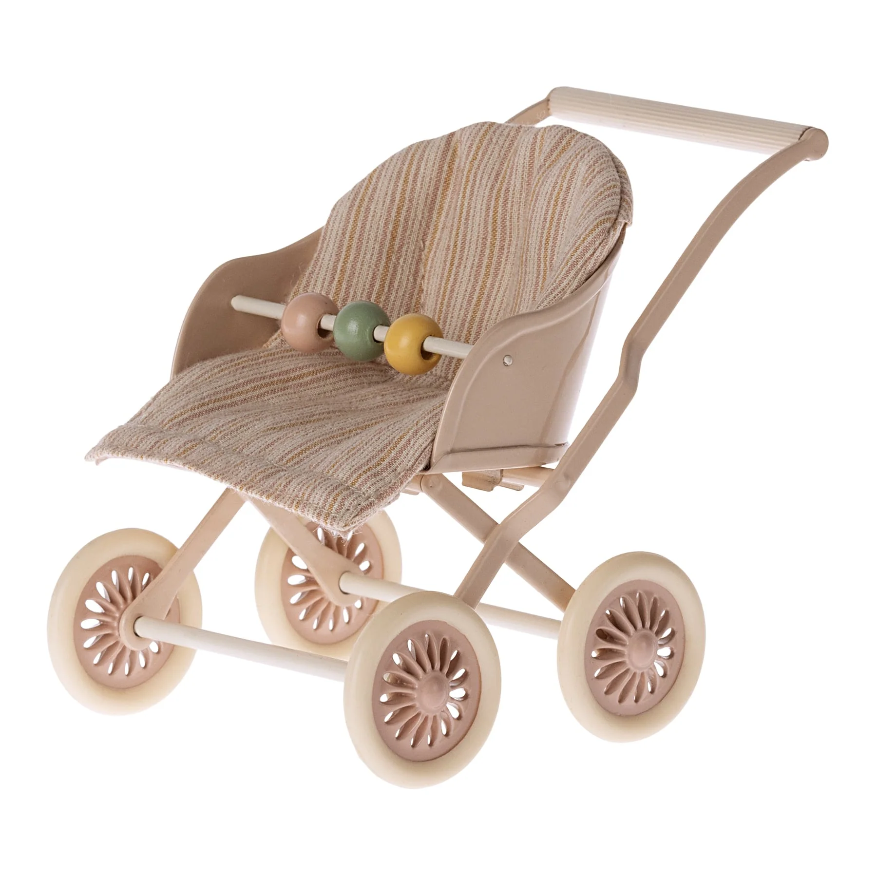 Maileg Stroller passeggino bambole rosa metallo