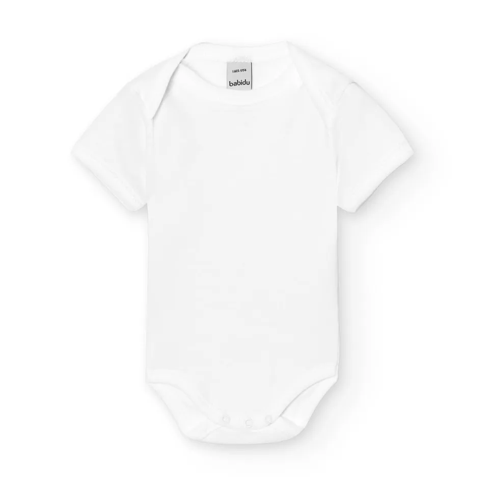 Babidu Body Manica Corta Americano 9-12 mesi cotone