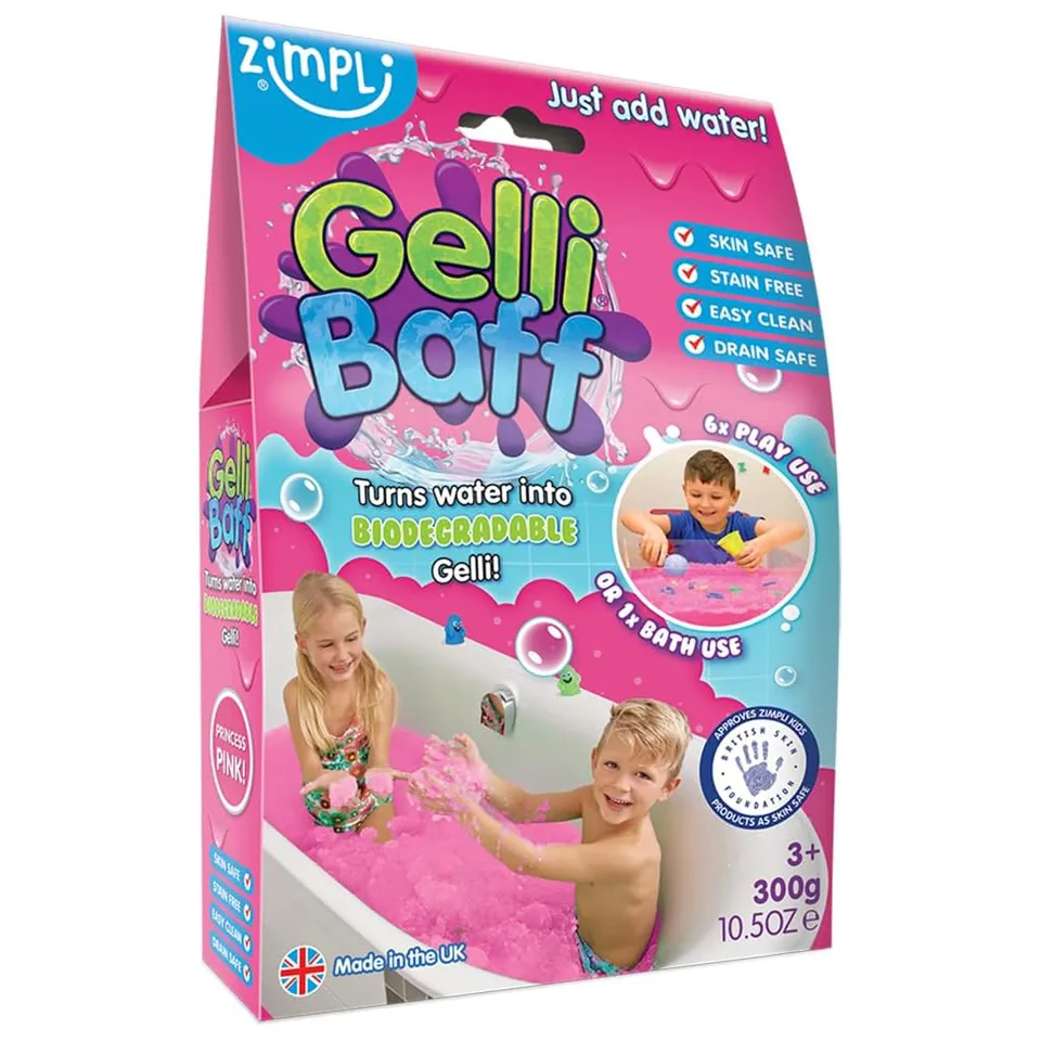 Zimpli Kids Gelli Baff Glitter gel bagno fucsia 300 g