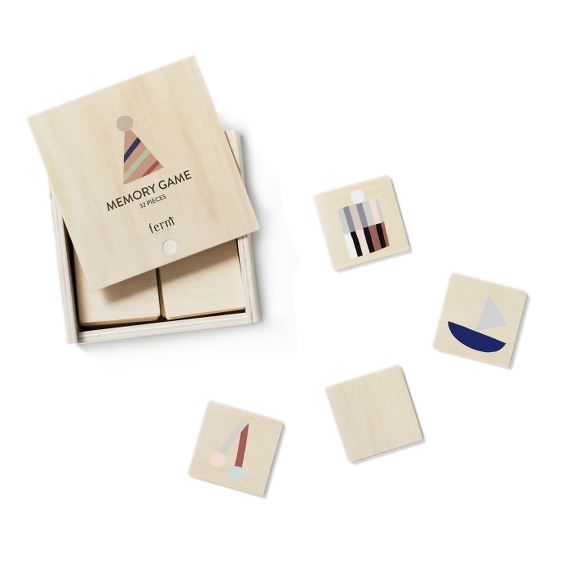 Ferm Living Memory gioco legno 32 tessere
