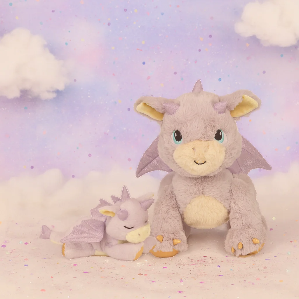 OlliElla Dinkum Dragon Flare peluche lilla