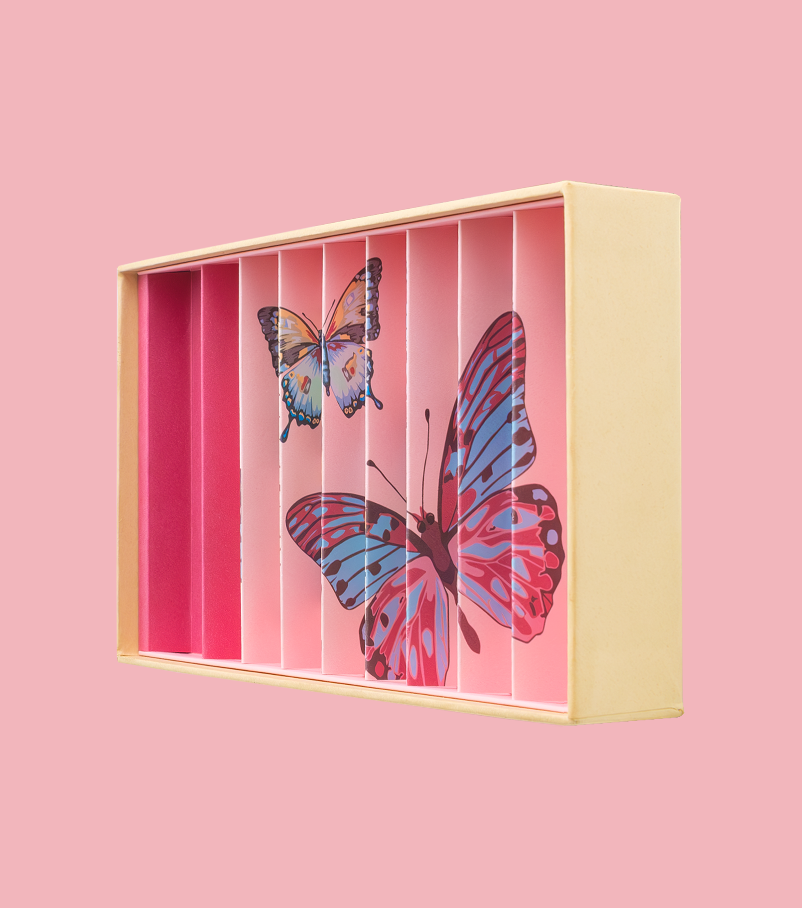 Billes & Co Papillons biglie vetro 59 pezzi anamorfico