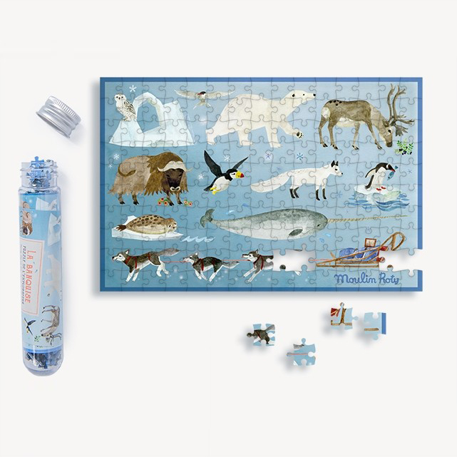 Moulin Roty Le Jardin mini puzzle Artico 150 pezzi