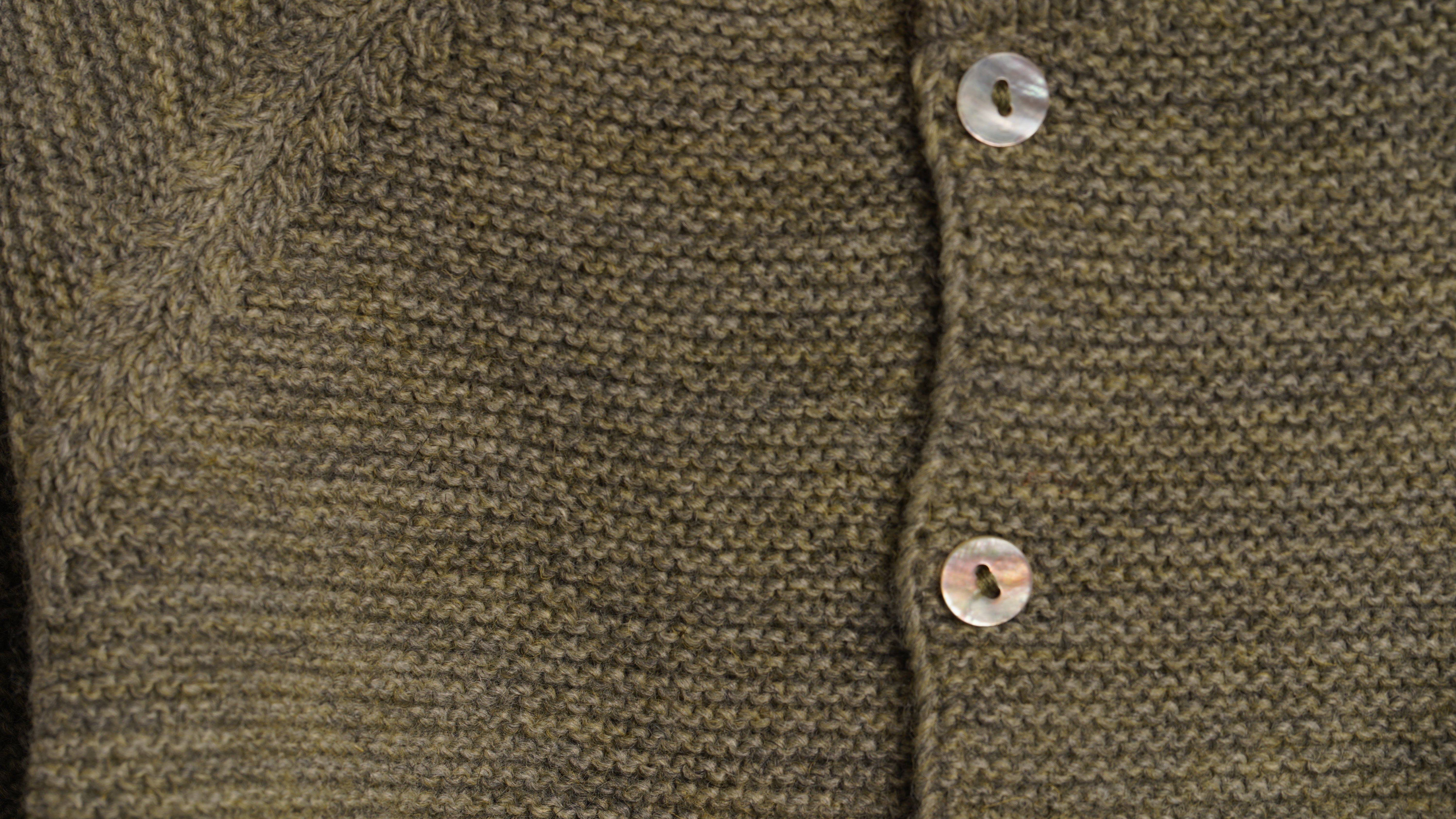 Mebi cardigan maglia neonato verde bosco bottoni madreperla