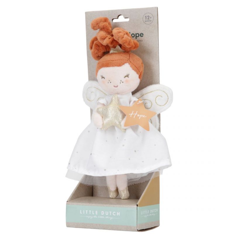 Little Dutch Fairy of Hope Mia bambola morbida 20 cm ciniglia