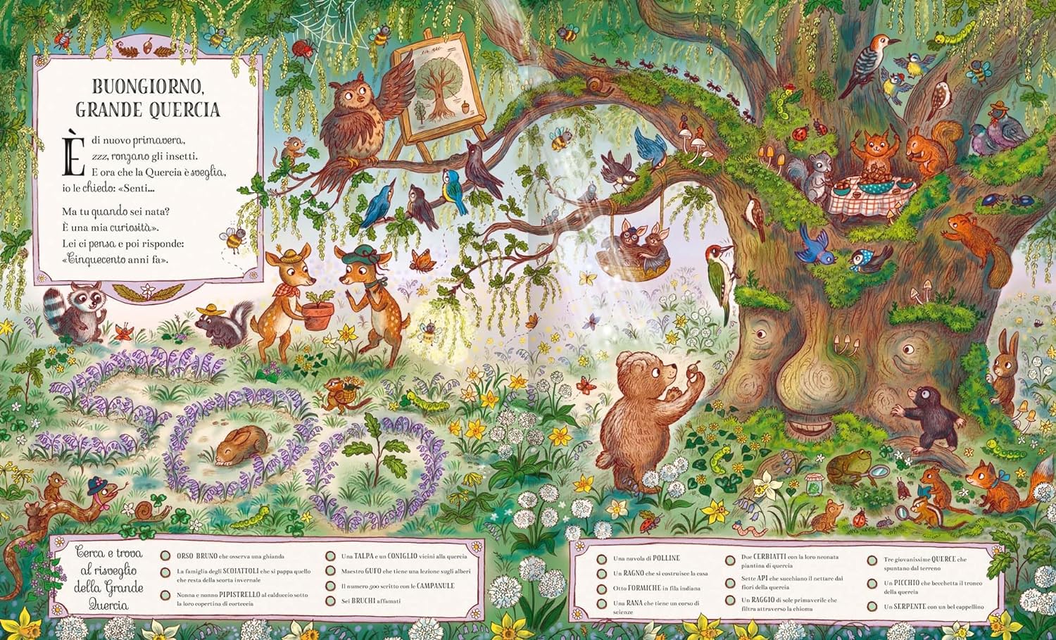 Emme Edizioni Bosco della Grande Quercia libro bambini da 4 anni