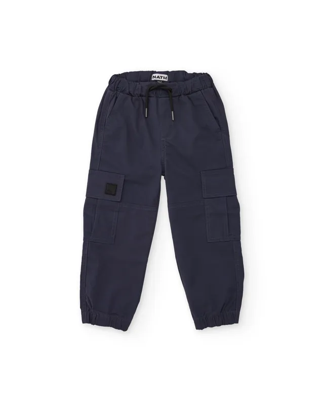 Tuc Tuc pantalone cargo bimbo blu con elastico