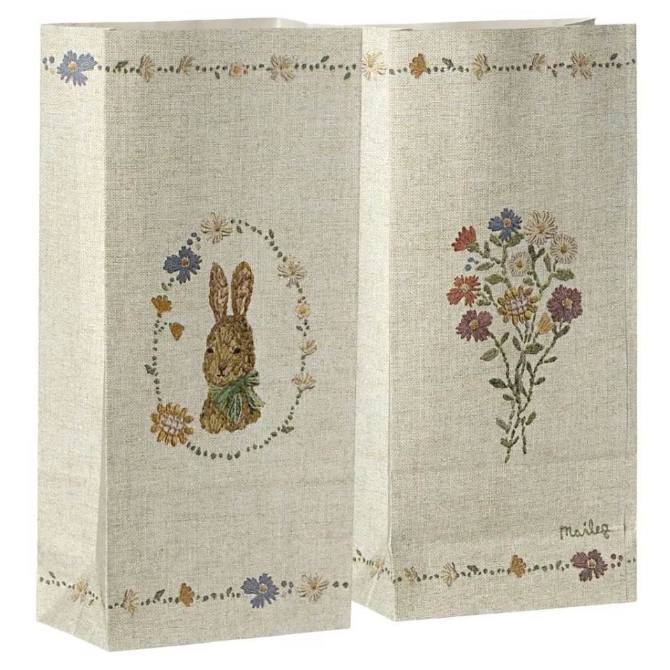 Maileg Happy Easter buste regalo carta 2 pezzi 26 cm