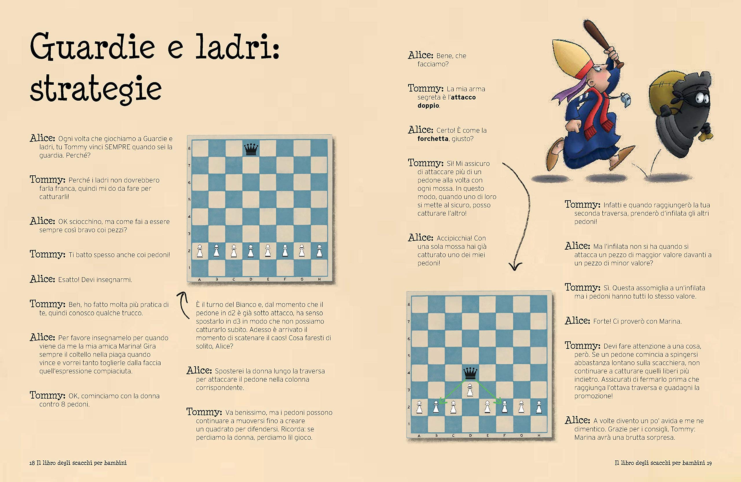 Ideeali Libro degli scacchi libro bambini 6+ copertina rigida