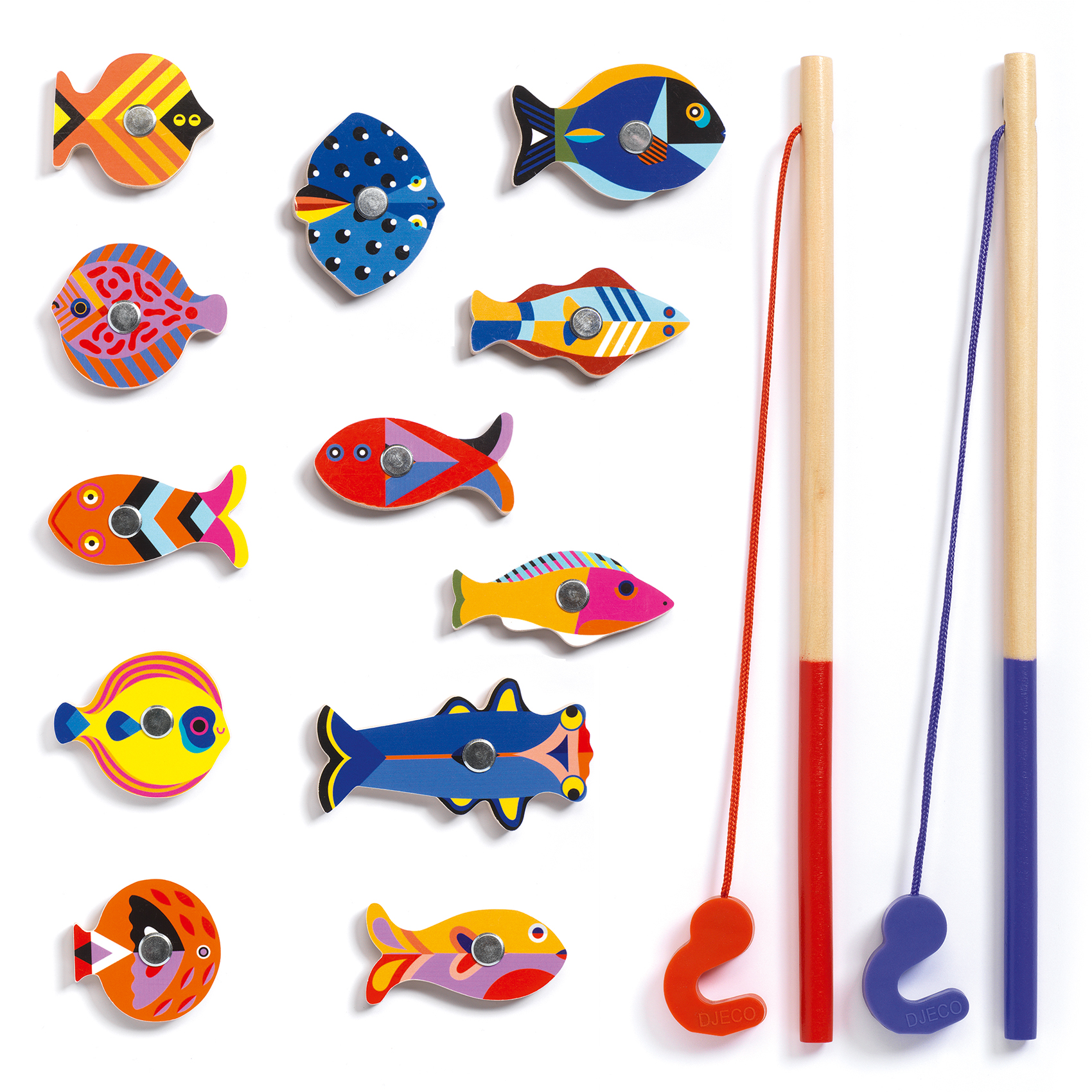 Djeco Fishing Graphic gioco pesca magnetica 2 anni