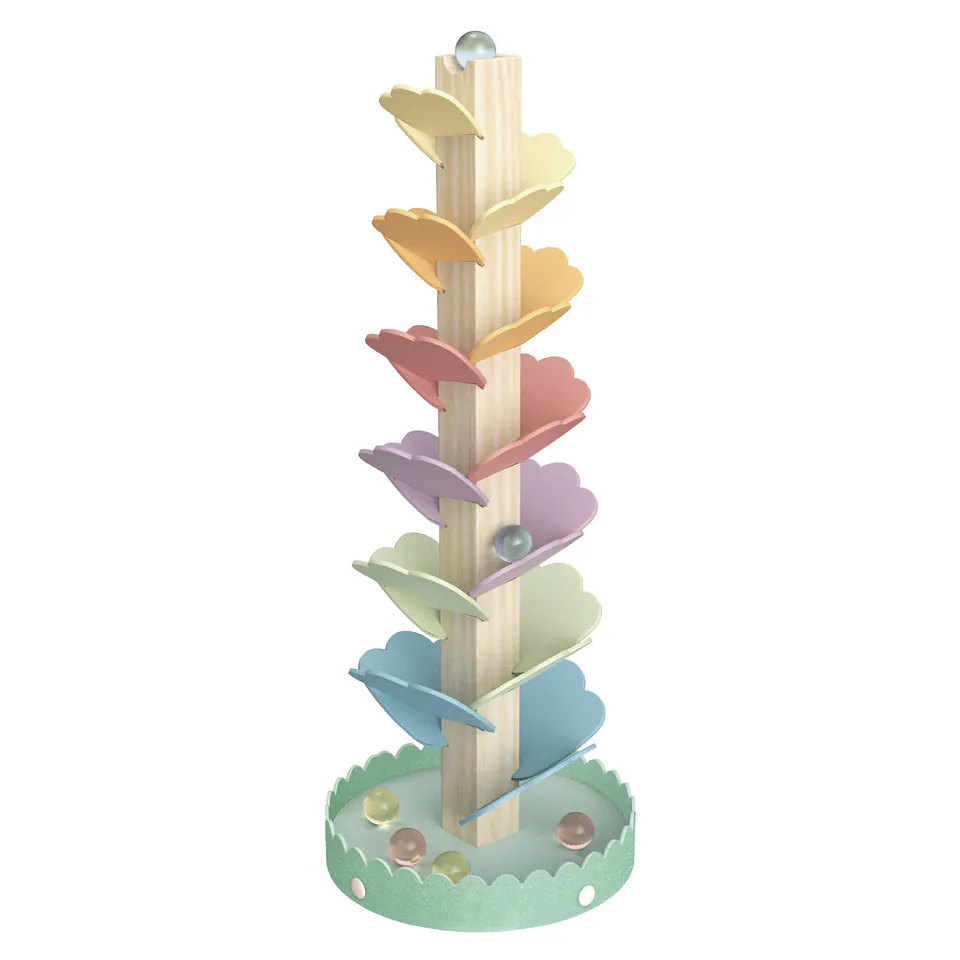 Tooky Toy Albero Sonoro Arcobaleno gioco legno Pastello