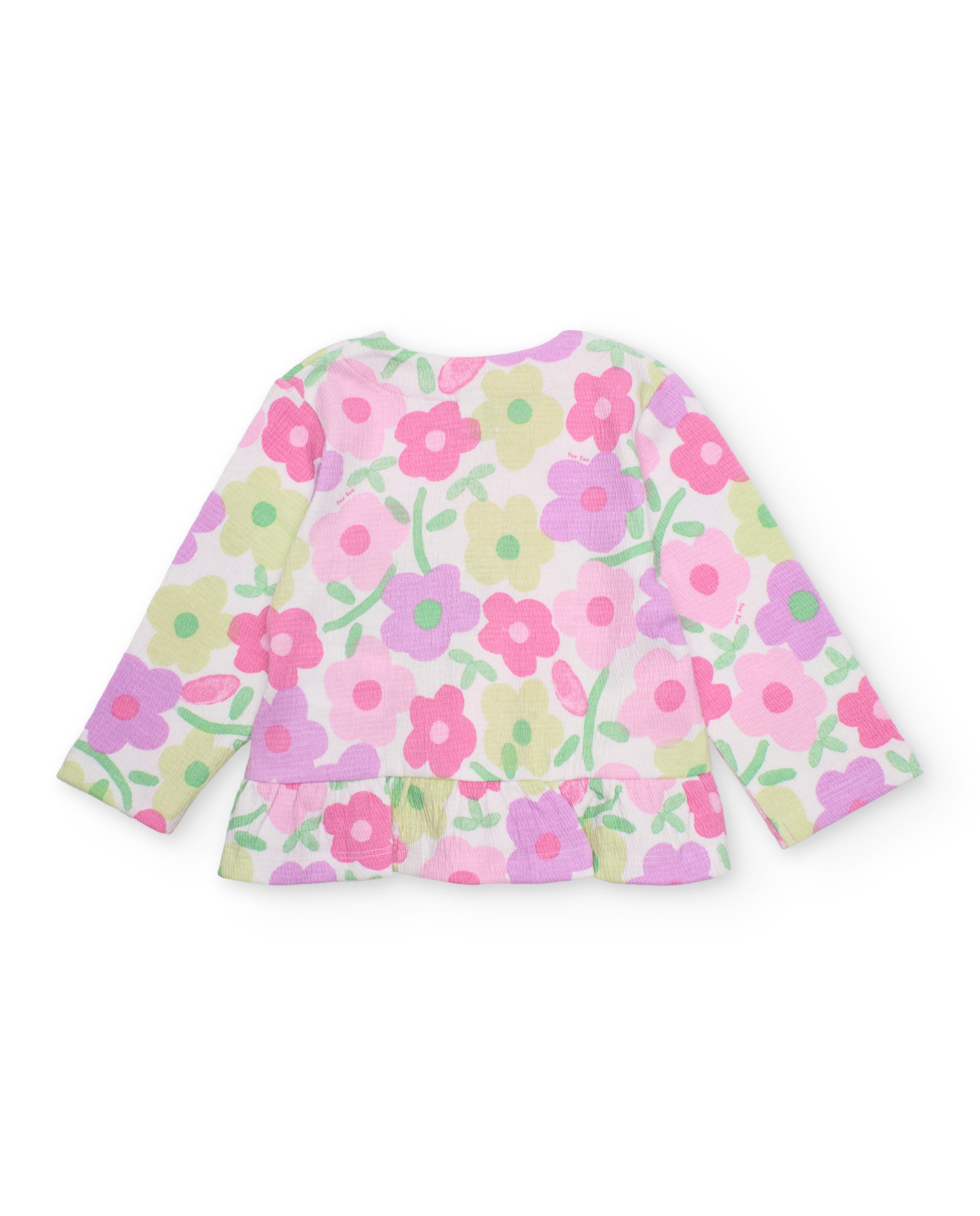 Tuc Tuc completo neonata rosa fiori 3 pezzi
