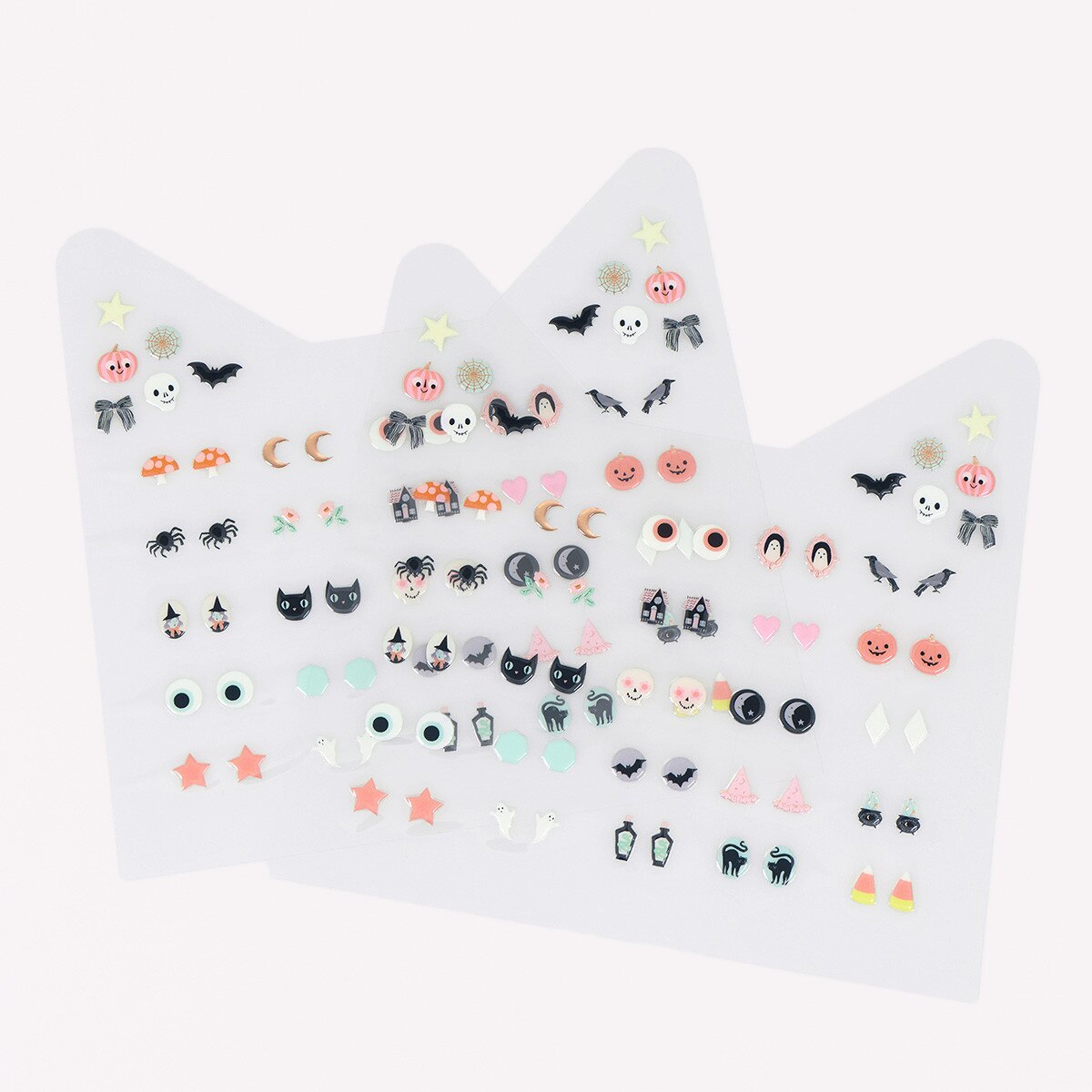 Meri Meri Halloween Icons orecchini adesivi 31 paia rame