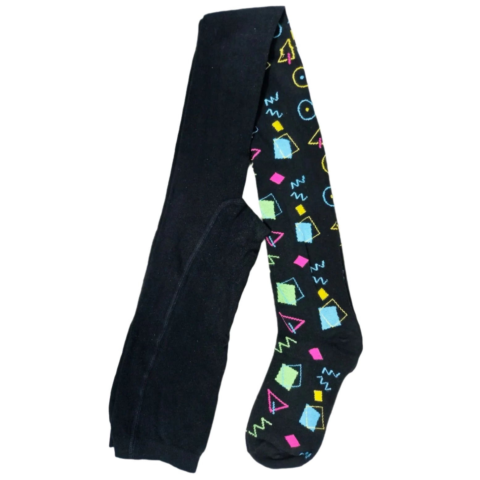 Slugs & Snails 80's Curtain collant donna cotone bio nero